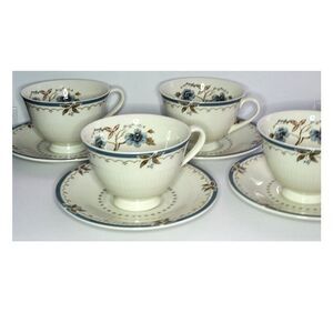 Royal Doulton Cup And Saucer Old Colony Set Of 4 Dining Tea Coffee From England